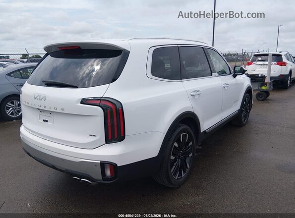 5XYP5DGC8RG443950 2024 KIA TELLURIDE White Задня права чверть