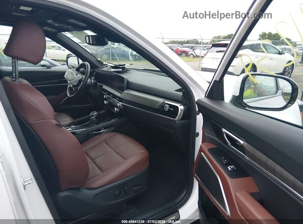 5XYP5DGC8RG443950 2024 KIA TELLURIDE White Вид салону спереду
