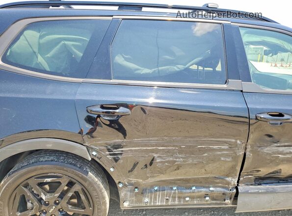 5XYP5DGC8RG479430 2024 KIA TELLURIDE Black Widok wnętrza z tyłu