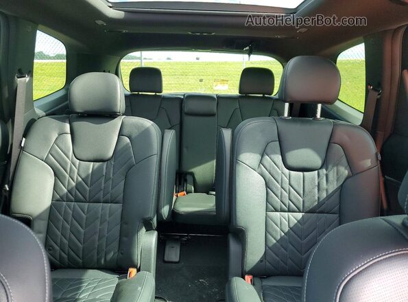 5XYP5DGC8SG725897 2025 KIA TELLURIDE Black Vista de los asientos traseros