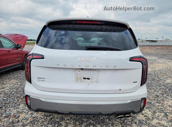 5XYP5DGCXPG329834 2023 KIA TELLURIDE White Вид ззаду