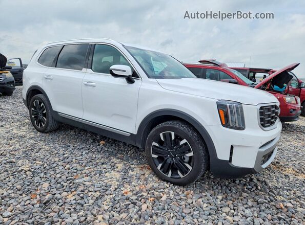5XYP5DGCXPG329834 2023 KIA TELLURIDE White Передня права чверть