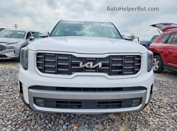 5XYP5DGCXPG329834 2023 KIA TELLURIDE White Вид спереду