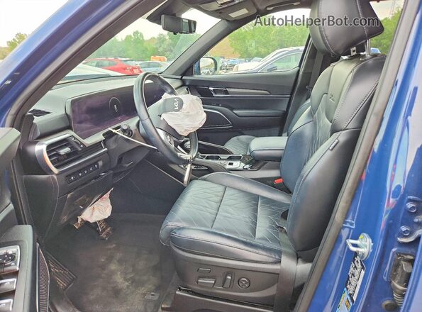 5XYP5DGCXRG428916 2024 KIA TELLURIDE Blue Вид салону спереду