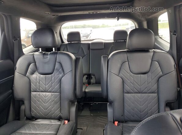 5XYP5DGCXRG444808 2024 KIA TELLURIDE Black Rear seats view
