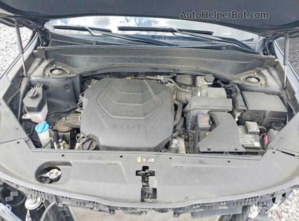 5XYP5DGCXRG444808 2024 KIA TELLURIDE Black Engine compartment view