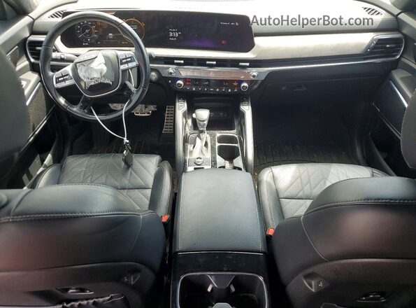 5XYP5DGCXRG444808 2024 KIA TELLURIDE Black Dashboard view