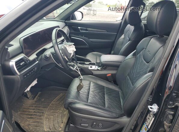5XYP5DGCXRG444808 2024 KIA TELLURIDE Black Front interior view