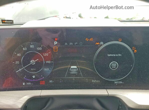5XYP5DGCXRG444808 2024 KIA TELLURIDE Black Instrument cluster view