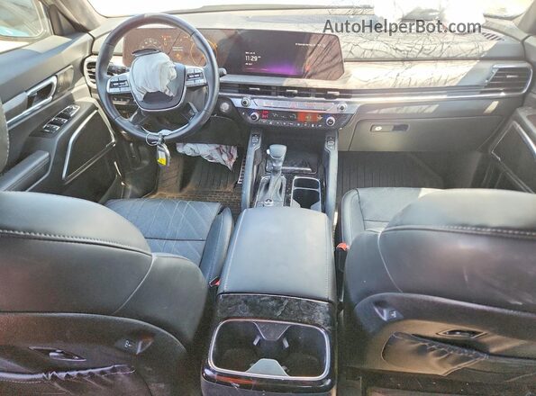 5XYP5DGCXRG555780 2024 KIA TELLURIDE Green Dashboard view