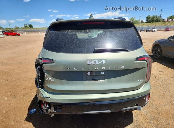 5XYP5DGCXRG555780 2024 KIA TELLURIDE Green Rear view