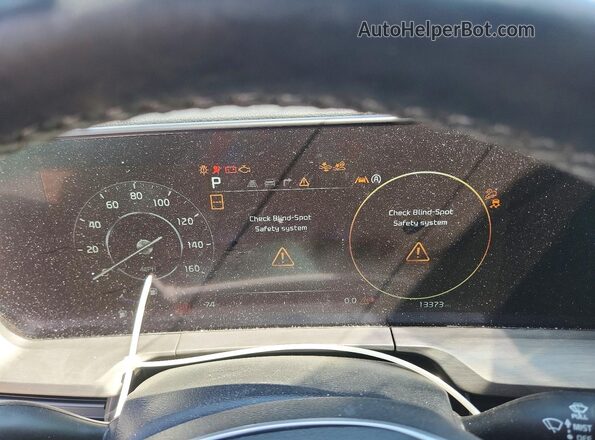 5XYP5DGCXRG555780 2024 KIA TELLURIDE Green Instrument cluster view