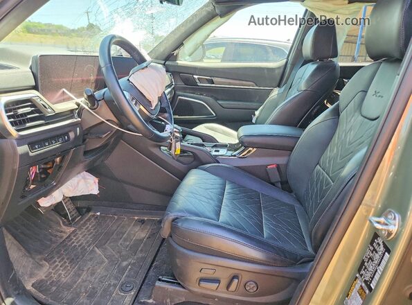 5XYP5DGCXRG555780 2024 KIA TELLURIDE Green Front interior view