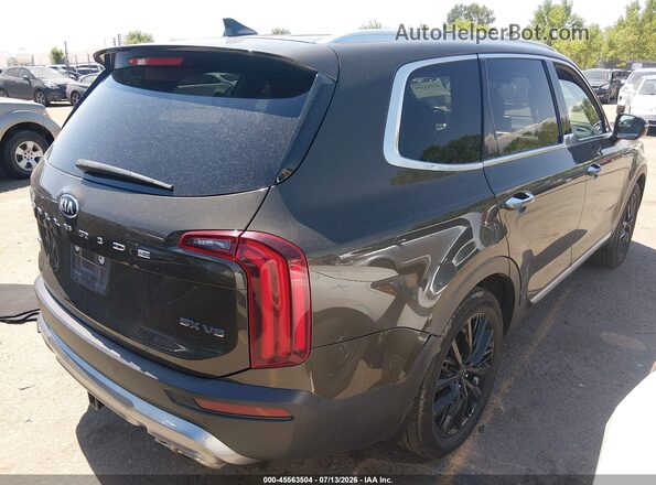 5XYP5DHC0LG075382 2020 KIA TELLURIDE Brown Rear right