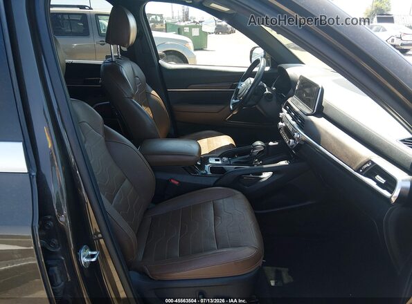 5XYP5DHC0LG075382 2020 KIA TELLURIDE Brown Front interior view