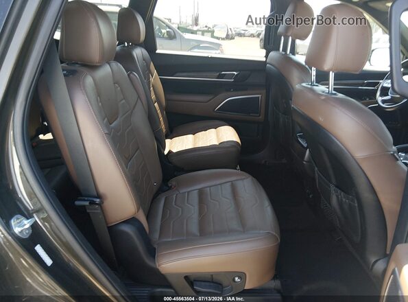 5XYP5DHC0LG075382 2020 KIA TELLURIDE Brown VIN sticker view