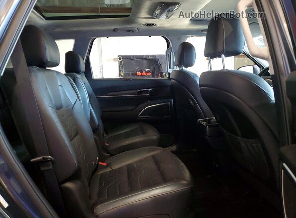 5XYP5DHC0MG137185 2021 KIA TELLURIDE Gray Vista interior trasera