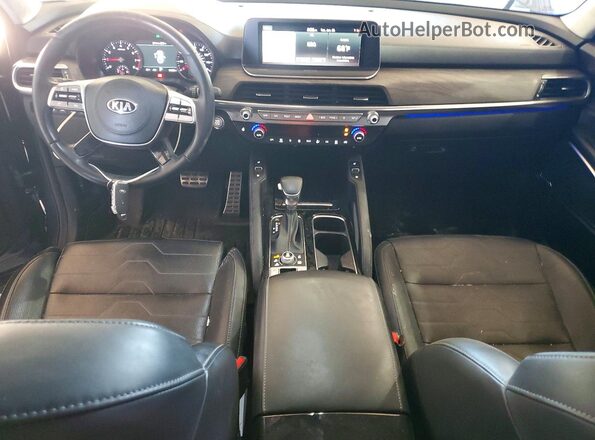 5XYP5DHC0MG137185 2021 KIA TELLURIDE Gray Vista del salpicadero