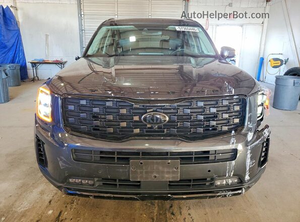 5XYP5DHC0MG137185 2021 KIA TELLURIDE Gray Vista frontal