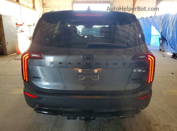 5XYP5DHC0MG137185 2021 KIA TELLURIDE Gray Vista trasera
