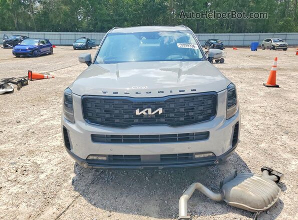 5XYP5DHC0NG199378 2022 KIA TELLURIDE Gray Front view