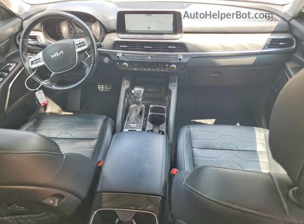 5XYP5DHC0NG199378 2022 KIA TELLURIDE Gray Dashboard view