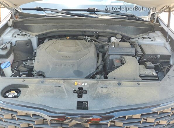 5XYP5DHC0NG199378 2022 KIA TELLURIDE Gray Engine compartment view