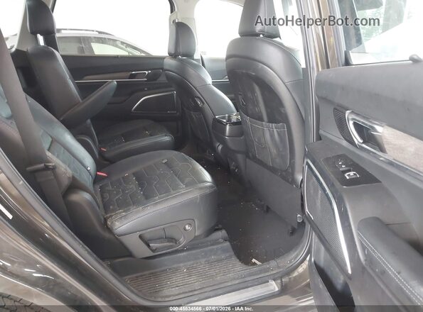 5XYP5DHC1LG085385 2020 KIA TELLURIDE Brown VIN კოდის სტიკერის ხედი