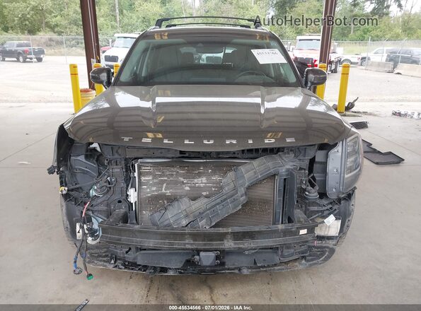 5XYP5DHC1LG085385 2020 KIA TELLURIDE Brown უკანა სალონის ხედი