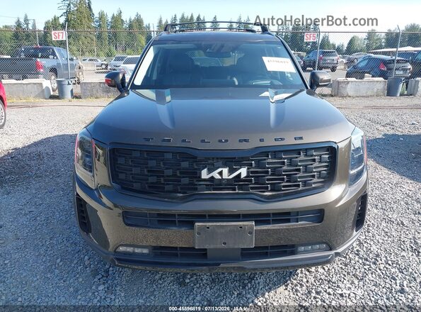 5XYP5DHC1NG243372 2022 KIA TELLURIDE Gray უკანა სალონის ხედი