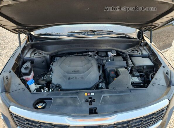 5XYP5DHC1NG261516 2022 KIA TELLURIDE Black ძრავის განყოფილების ხედი