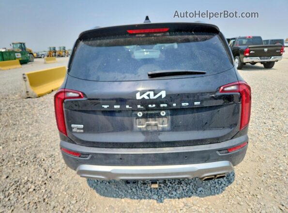 5XYP5DHC1NG261516 2022 KIA TELLURIDE Black უკანა ხედი