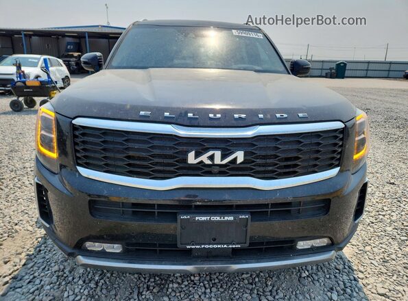 5XYP5DHC1NG261516 2022 KIA TELLURIDE Black წინა ხედი