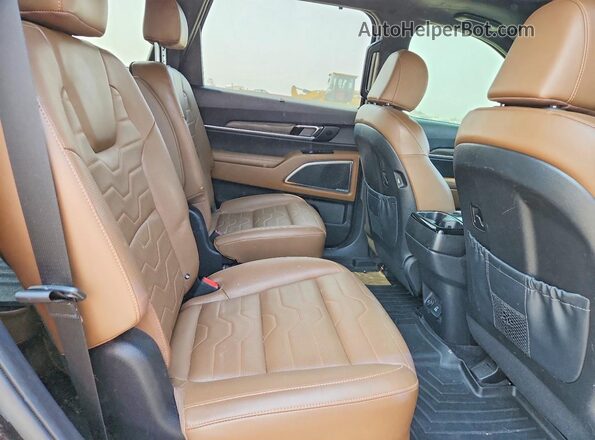 5XYP5DHC1NG261516 2022 KIA TELLURIDE Black უკანა სალონის ხედი