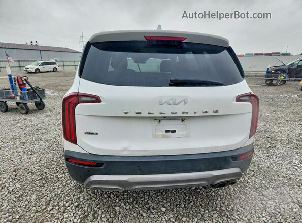 5XYP5DHC1NG320435 2022 KIA TELLURIDE White უკანა ხედი