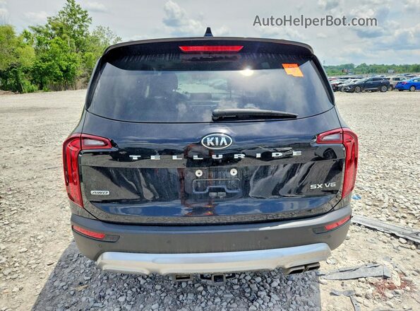 5XYP5DHC2LG045767 2020 KIA TELLURIDE Черный Вид сзади