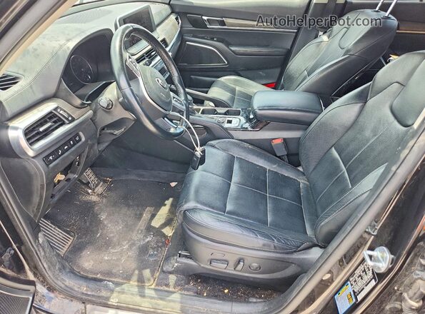 5XYP5DHC2LG045767 2020 KIA TELLURIDE Черный Вид салона спереди