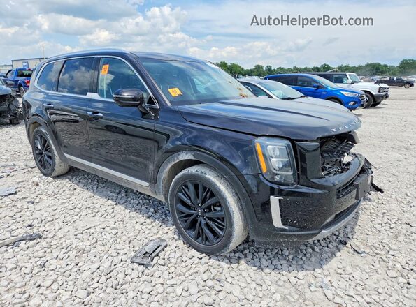 5XYP5DHC2LG045767 2020 KIA TELLURIDE Черный Передняя правая четверть