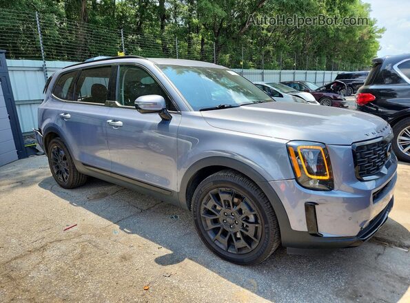 5XYP5DHC2MG173668 2021 KIA TELLURIDE Silver Передня права чверть