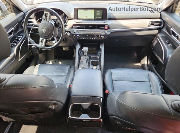 5XYP5DHC2MG173668 2021 KIA TELLURIDE Silver Вид панелі приладів