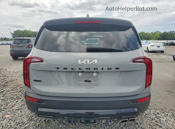 5XYP5DHC2NG301912 2022 KIA TELLURIDE Gray Widok z tyłu