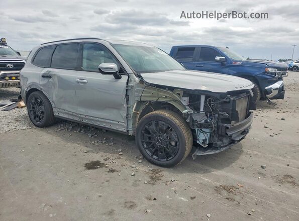 5XYP5DHC2NG301912 2022 KIA TELLURIDE Gray Przód prawy