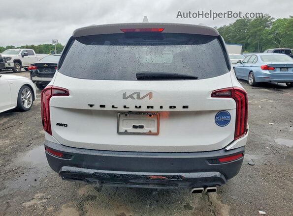 5XYP5DHC2NG316152 2022 KIA TELLURIDE Белый Вид сзади