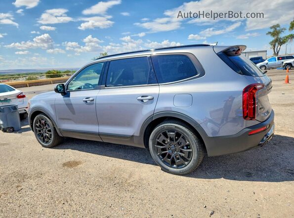 5XYP5DHC3MG163490 2021 KIA TELLURIDE Gray Rear left