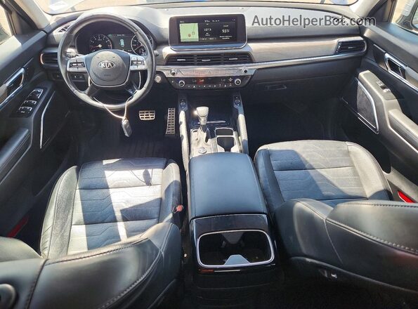 5XYP5DHC3MG163490 2021 KIA TELLURIDE Gray Dashboard view
