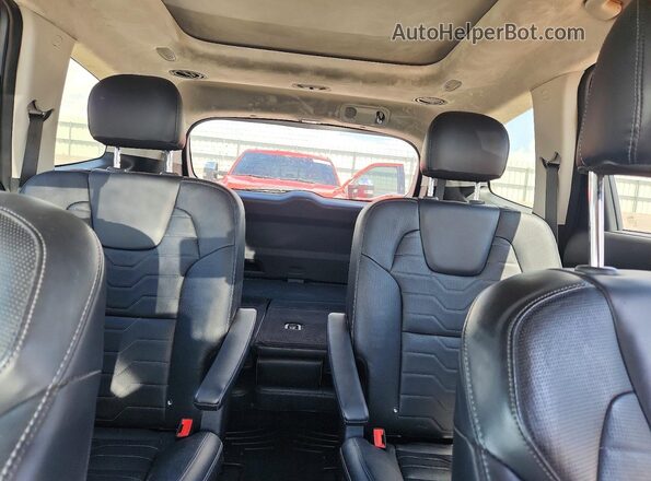 5XYP5DHC3MG163490 2021 KIA TELLURIDE Gray Rear seats view