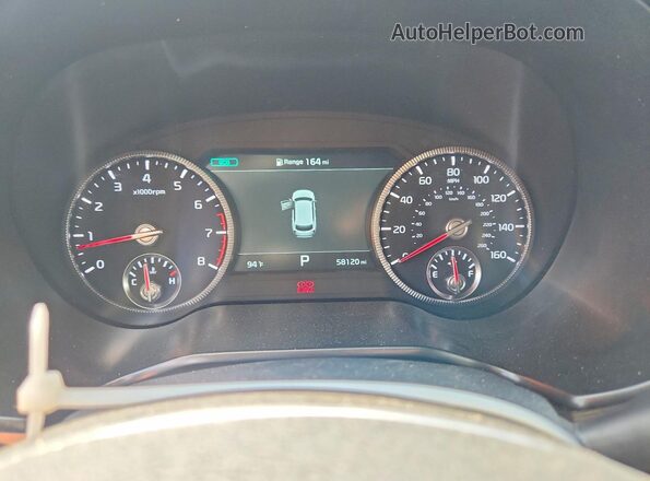 5XYP5DHC3MG163490 2021 KIA TELLURIDE Gray Instrument cluster view