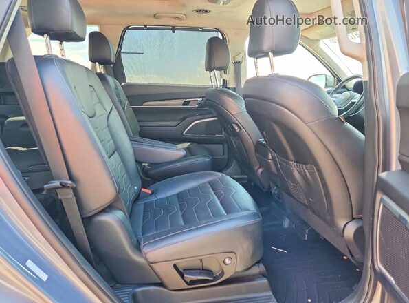 5XYP5DHC3MG163490 2021 KIA TELLURIDE Gray Rear interior view