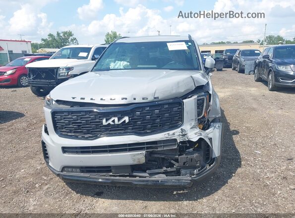 5XYP5DHC3NG230042 2022 KIA TELLURIDE Gray წინა ხედი