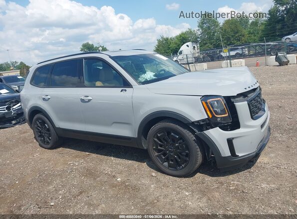 5XYP5DHC3NG230042 2022 KIA TELLURIDE Gray უკანა სალონის ხედი